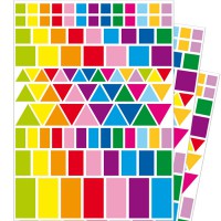 Gommettes rondes de couleurs pastel x 294 - Gommette géométrique - Creavea