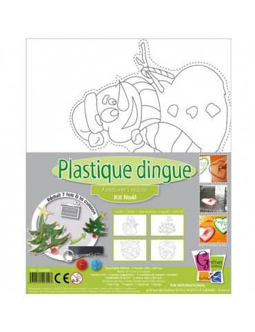 Kit plastique dingue Noël - Boules de Noël - Kit plastique fou