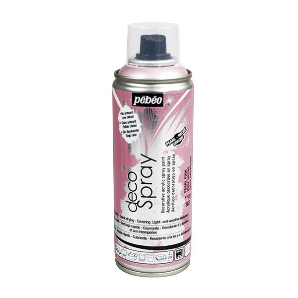 Peinture rose clair - acrylique mat en bombe - 100 ml - Pébéo – Boutique en  ligne Custodeco