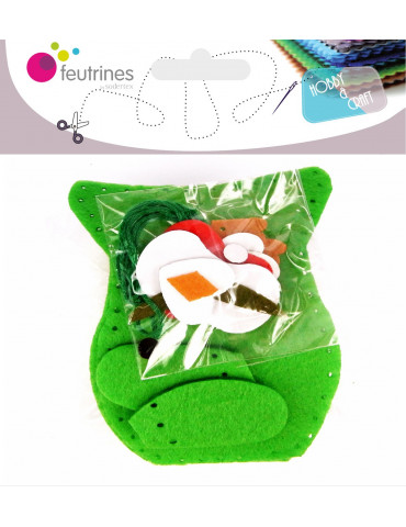 Kit Feutrine Enfant Ozzy L Hibou Vert Couture Enfant Facile 4ans Feutrines By Sodertex