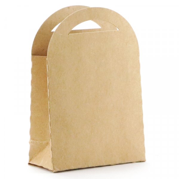 Petit sac cadeau Kraft 10x7cm avec soufflet Graine Créative - 6 pièces