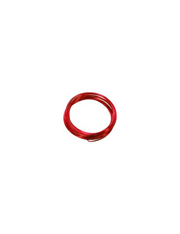 Fil aluminium rouge - 2,5mm