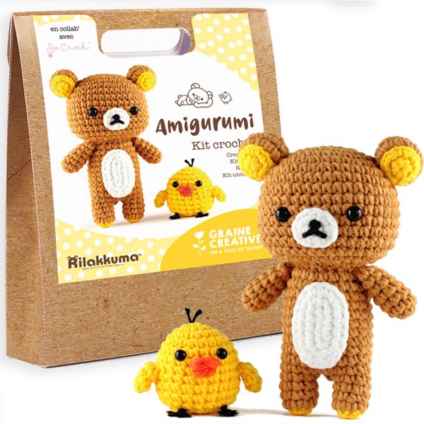 Kit Crochet Amigurumi Rilakkuma Kit Crochet So Croch Graine Créative 