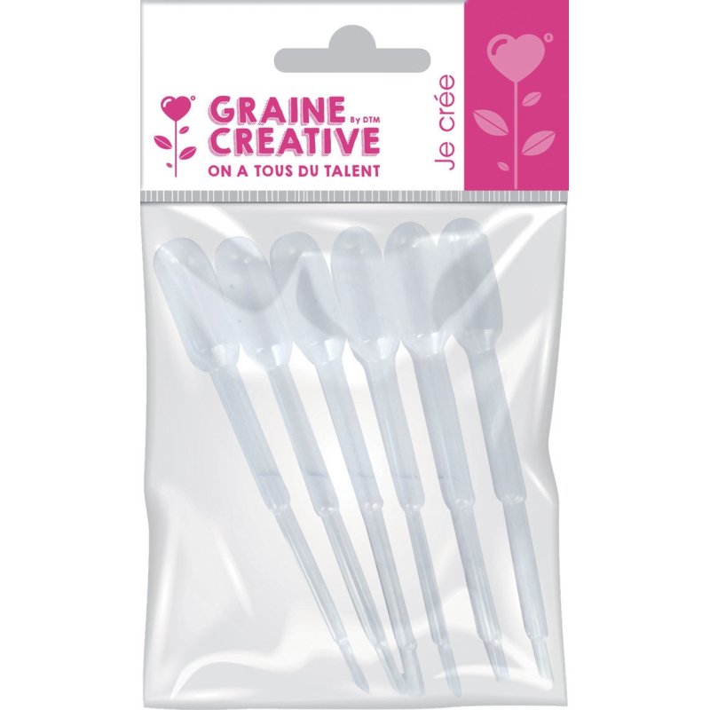 Lot de 6 pipettes GRAINE CREATIVE