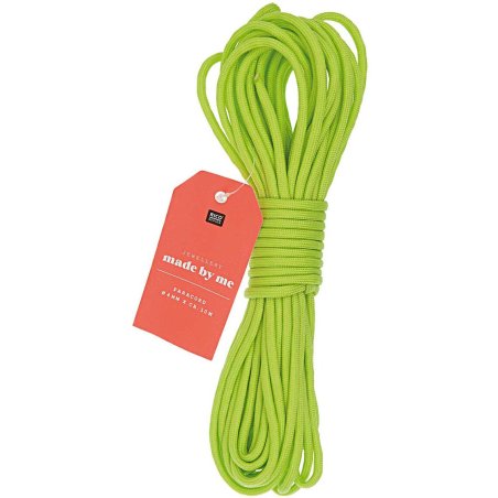 Fil paracord à l'unité Vert fluo