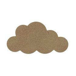 Nuage en bois MDF à décorer...