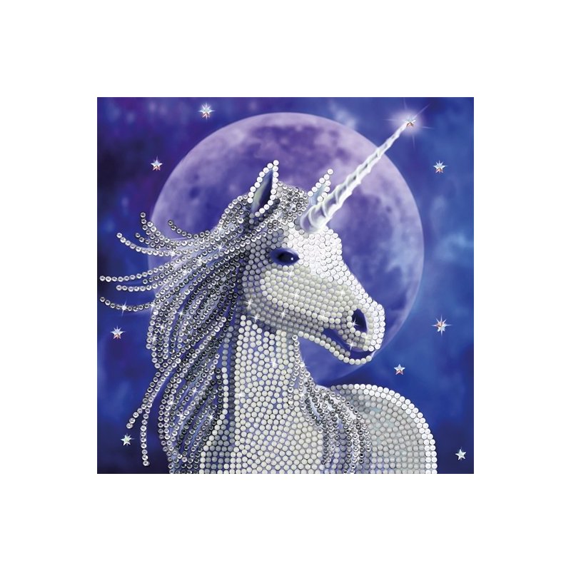 CARTE A DIAMANTER LICORNE ANNE STOKES