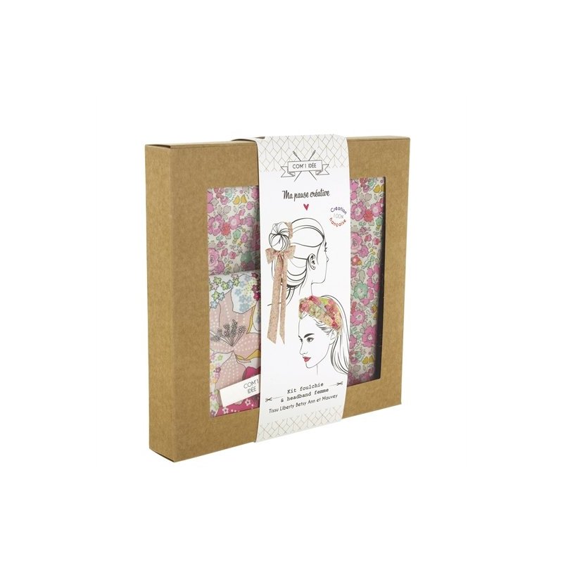 KIT COUTURE LIBERTY FOULCHIE ET BANDEAU