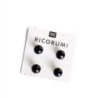 LOT DE 4 YEUX 8.5mm NOIR