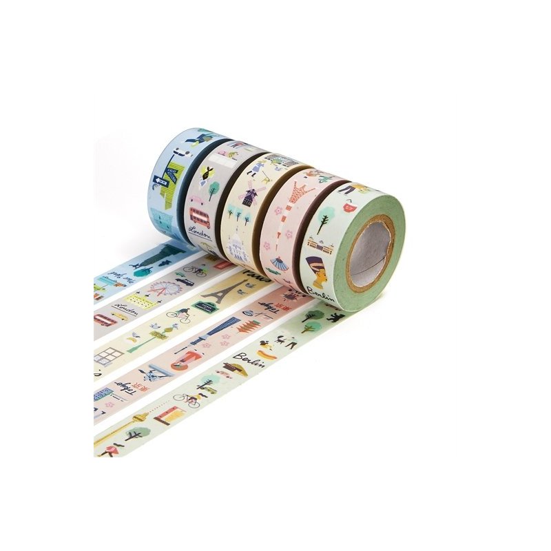 SET DE 5 MASKING TAPE VOYAGE