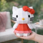 Hello Kitty en Papercraft 3D