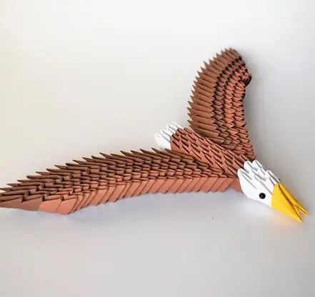 Kit d'origami 3D d'aigle