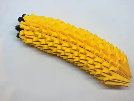 Kit d'origami 3D de banane