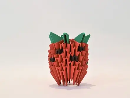 Kit d'origami 3D de fraise