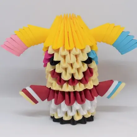 Kit d'origami 3D de Harley Quinn