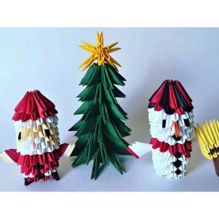 Kit d'origami 3D de Noël