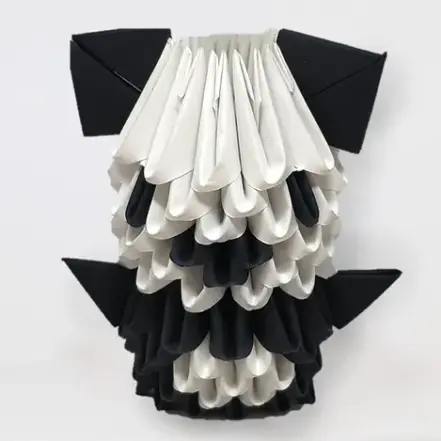 Kit d'origami 3D de panda