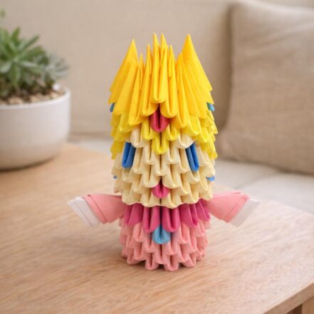 Kit d'origami 3D de Peach