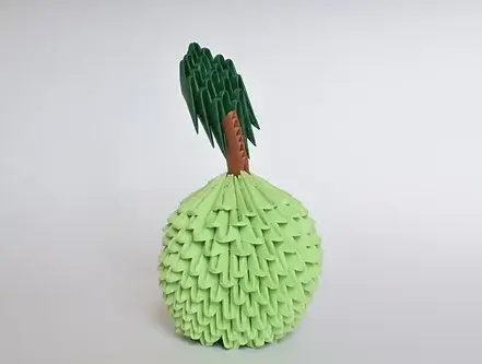 Kit d'origami 3D de pomme