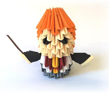 Kit d'origami 3D de Ron Weasley