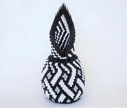 Kit d'origami 3D de vase Eclipse