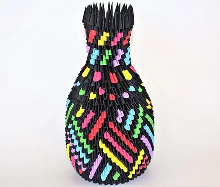 Kit d'origami 3D de vase Univers