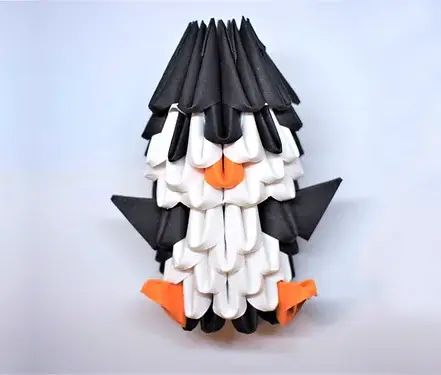 Kit d'origami 3D pingouin