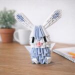Kit d'origami 3D pour lapin