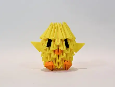 Kit d'origami 3D poussin
