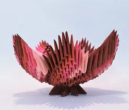 Kit d'origami 3D Vase Estival