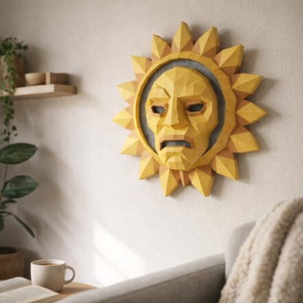 Masque Totem Soleil