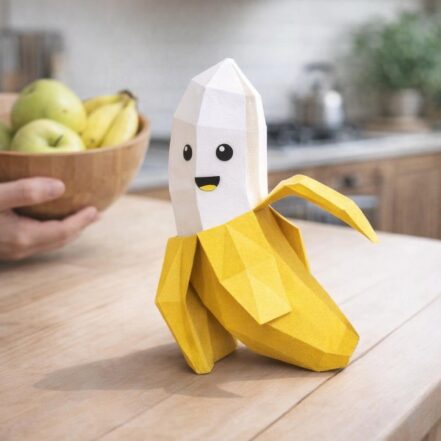 Papercraft d'arbre murale simpliste en 3D