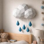 Nuage en papercraft 3D