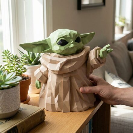 Papercraft de crotte amusante en 3D