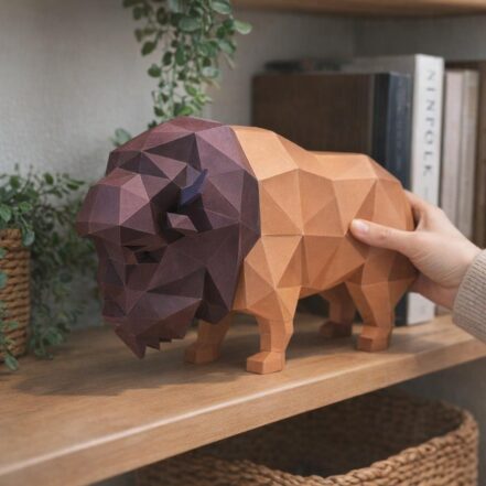 Papercraft de perroquet en 3D