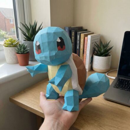 Papercraft de Carapuce en origami