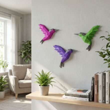 Papercraft de colibri en 3D - photo 2