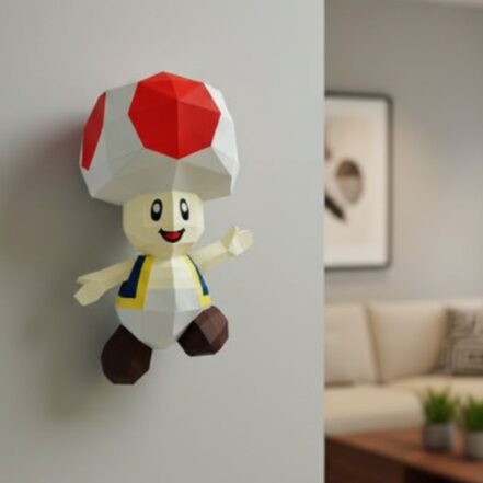 Papercraft de Toad en 3D