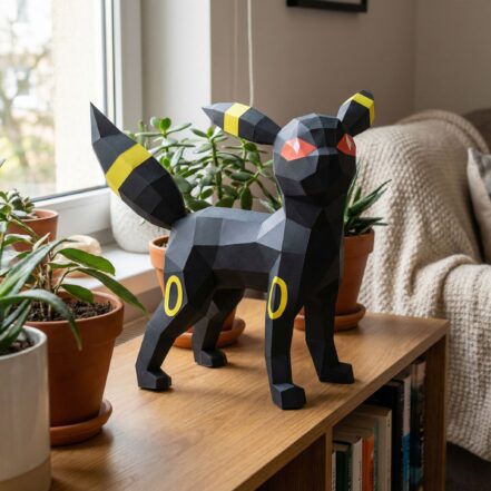 Papercraft Pokemon Noctali en 3D - photo 2