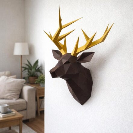 Papercraft de perroquet à suspendre en 3D