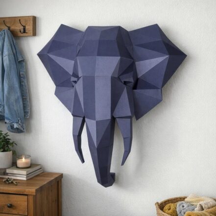 Papercraft de lapin en 3D