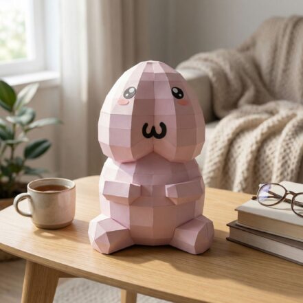Pénis en papercraft 3D