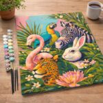Amis de la jungle - Toile roulée