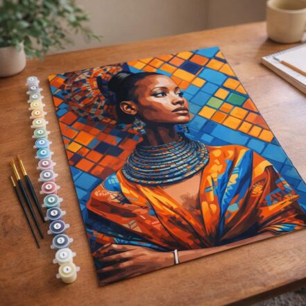 Beauté Africaine - Toile roulée