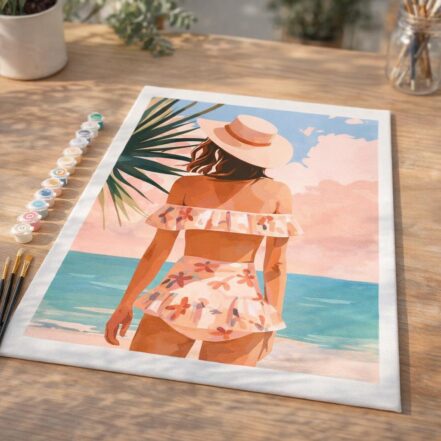Beauté au crépuscule - Toile roulée