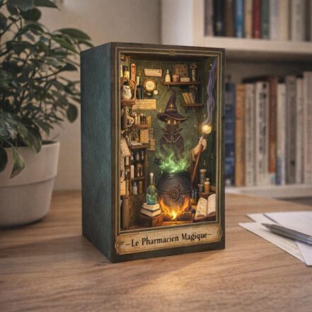 Book Nook - Le Pharmacien Magique (Type 4)