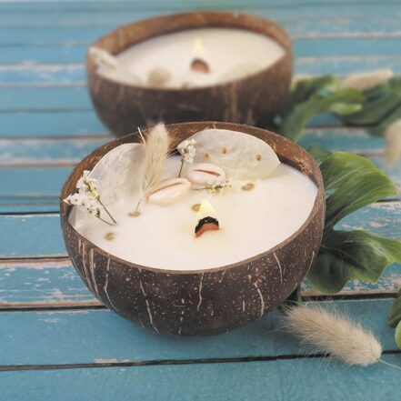 Kit Bougie noix de coco à faire soi-même