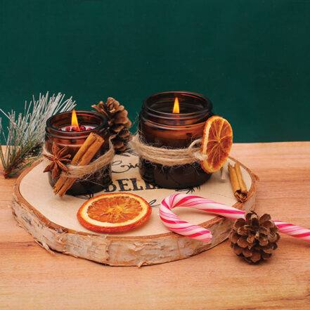 Kit bougies DIY à la cannelle