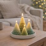 Kit bougies Forêt de sapins pour Noel