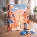 Broderie Diamant - Affiche Poster Paris